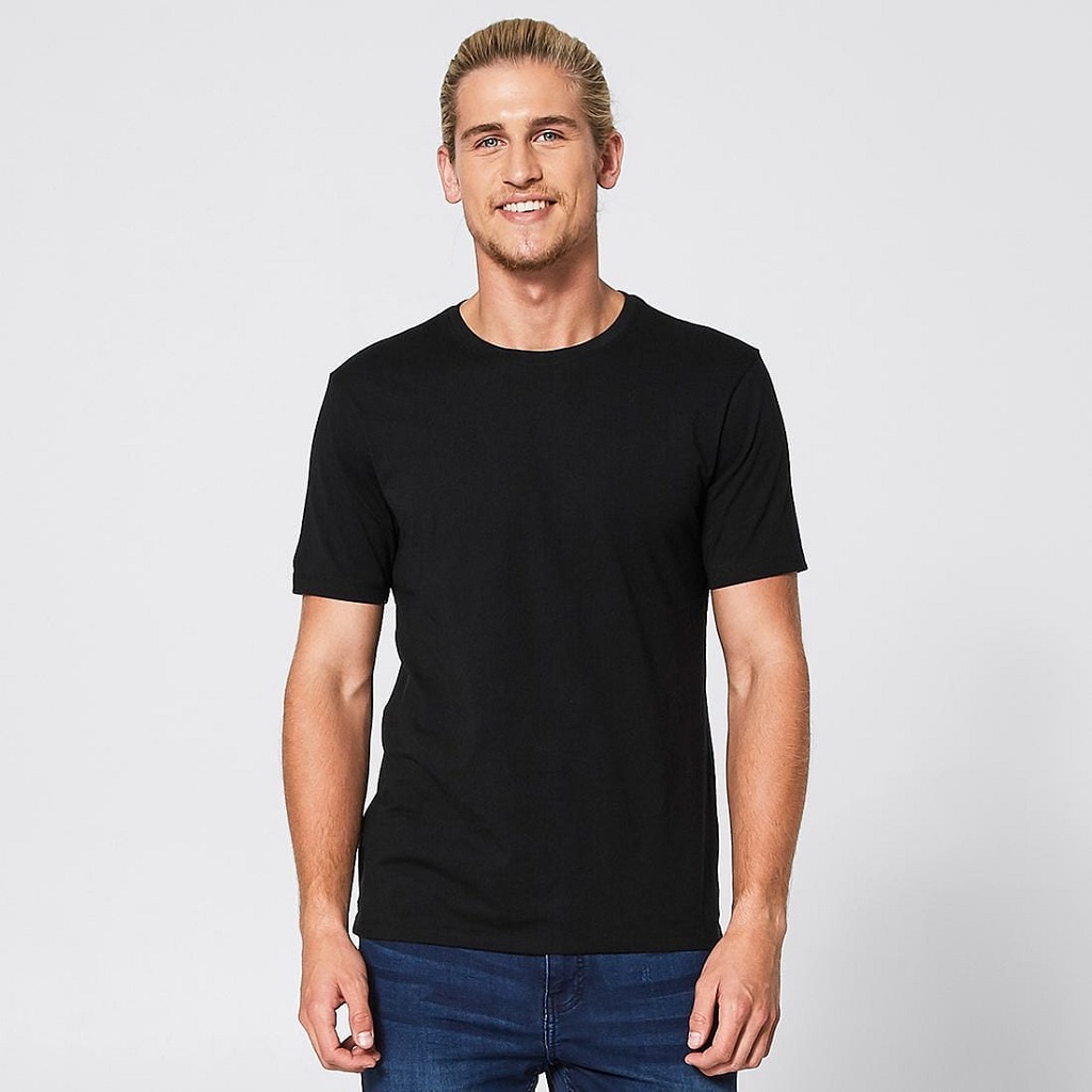 Combine Black T-Shirt and Jeans